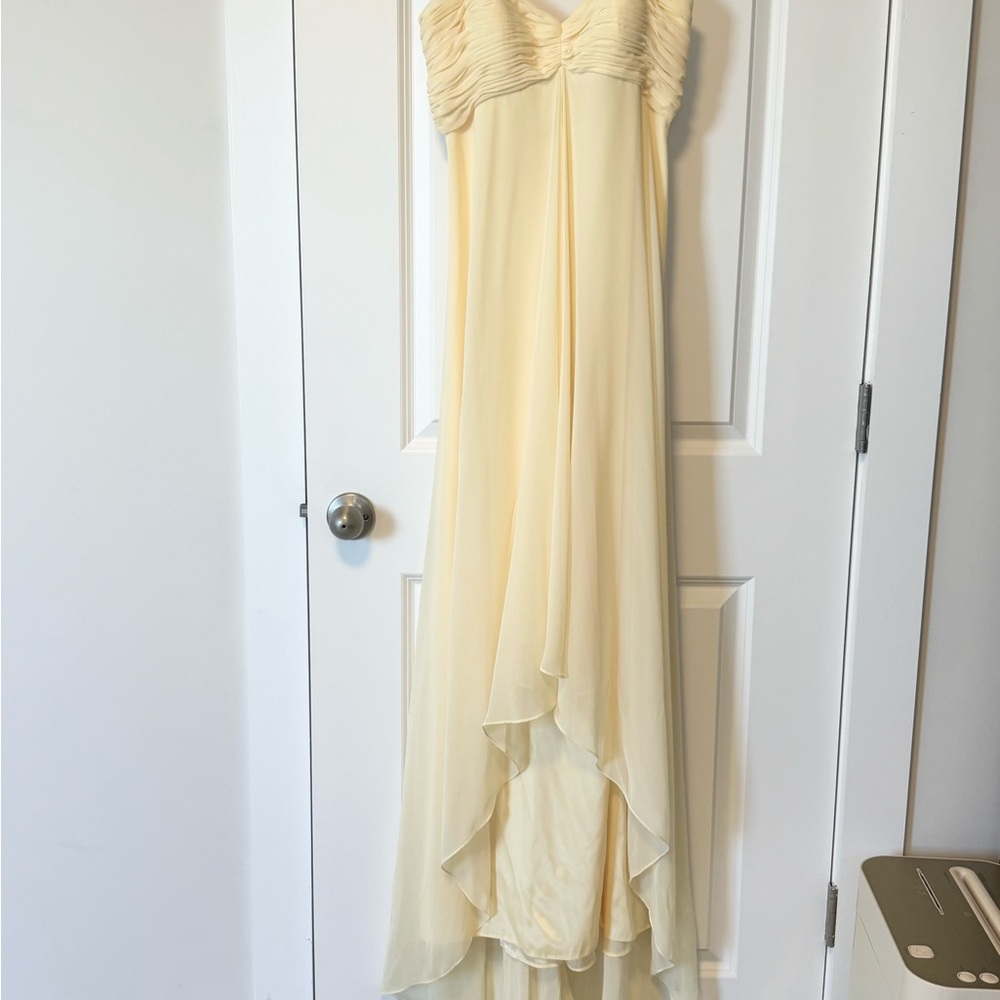 JS Boutique Strapless Cream Dress